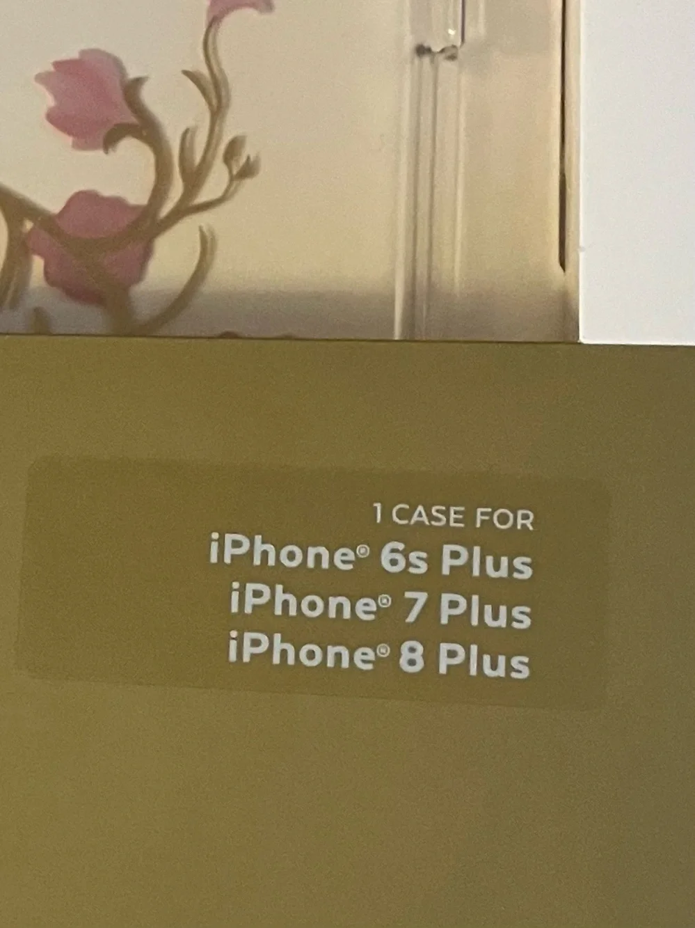 NIB Speck Presidio clear floral iPhone case
